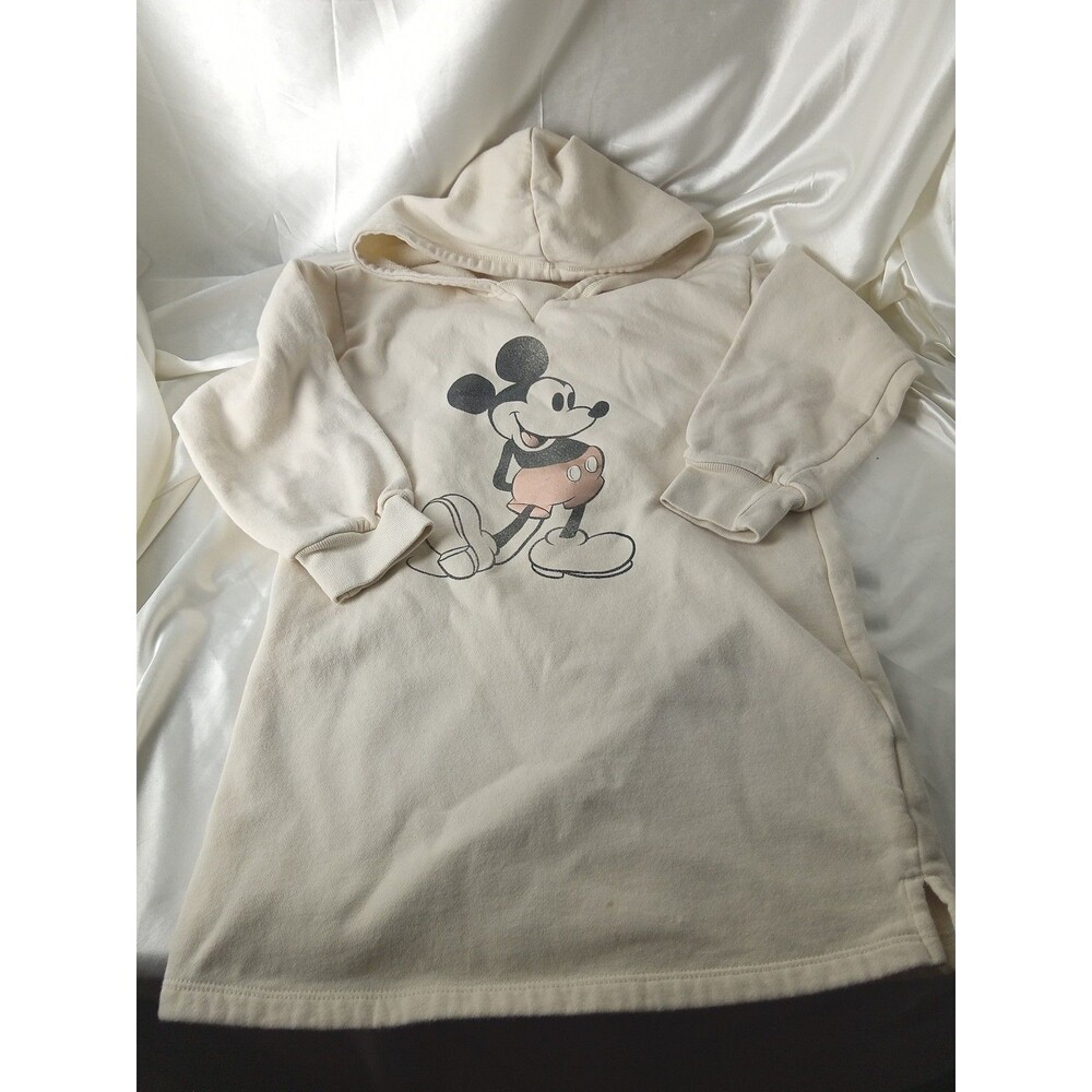 DISNEY GAP KIDS MICKEY HOODIE DRESS SIZE S